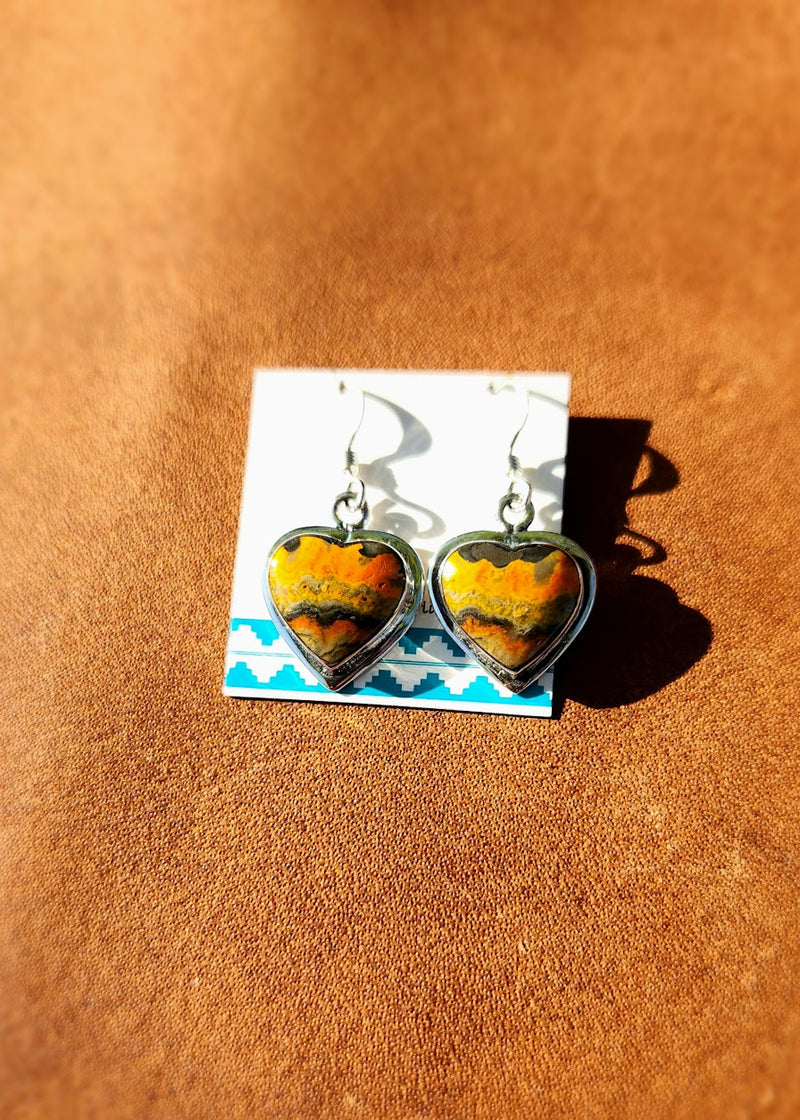 Bumble Bee Jasper Earrings