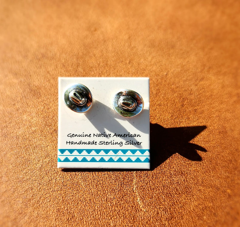 Silver Cowboy Hat Earrings