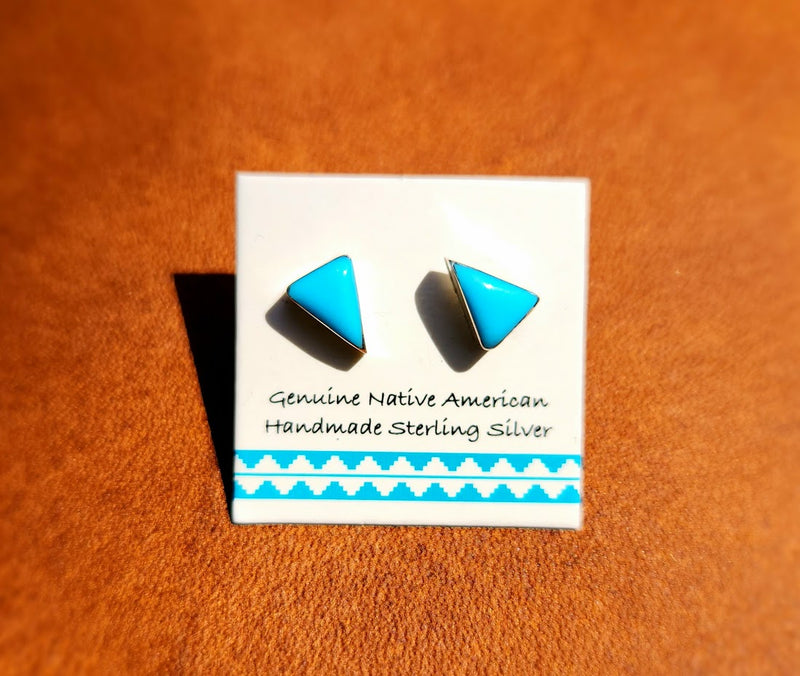 Triangle Turquoise Earrings