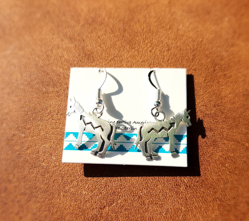 Zuni Horse Earrings