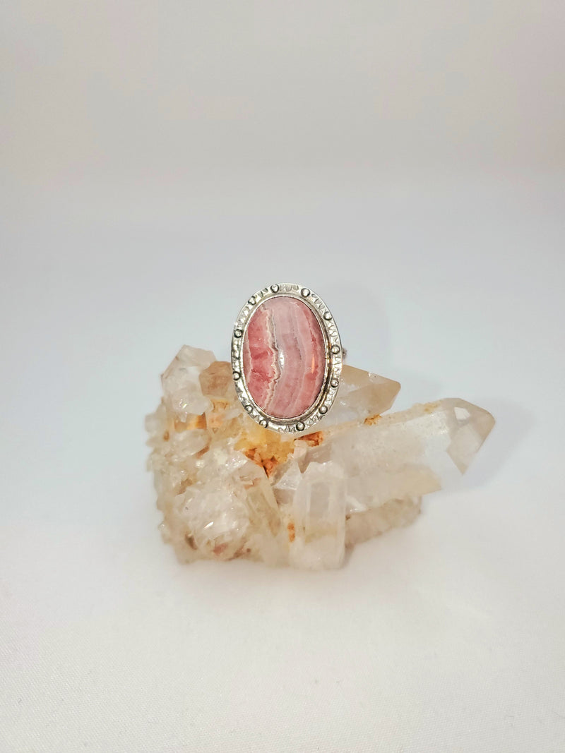 Rhodochrosite Ring