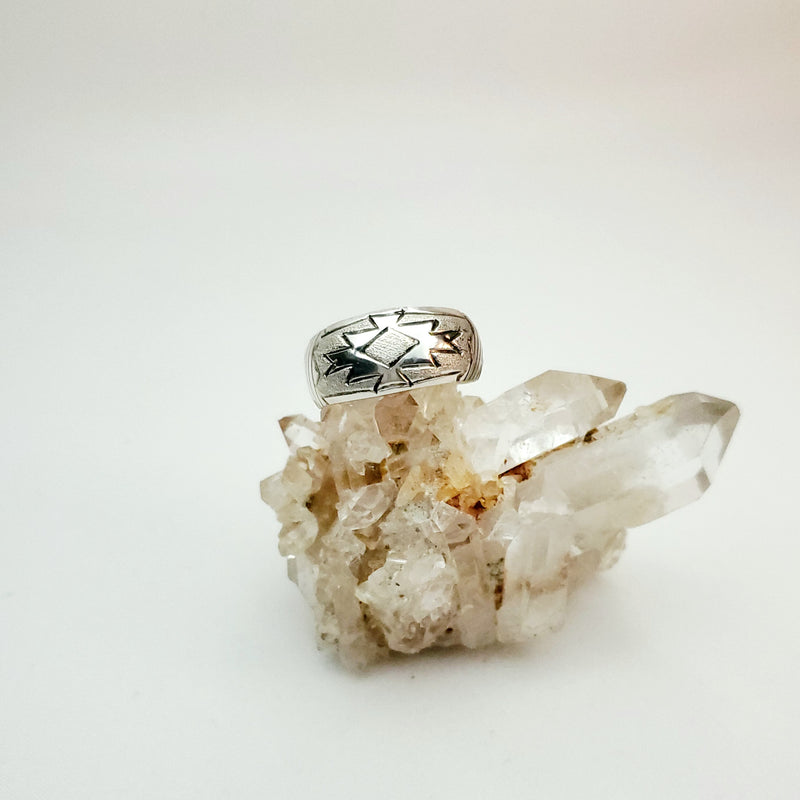 Sterling Silver Stamped Men's Ring