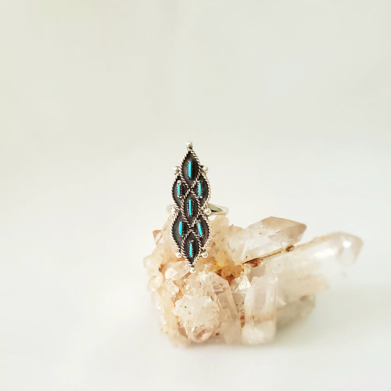 Zuni Petty Point Ring