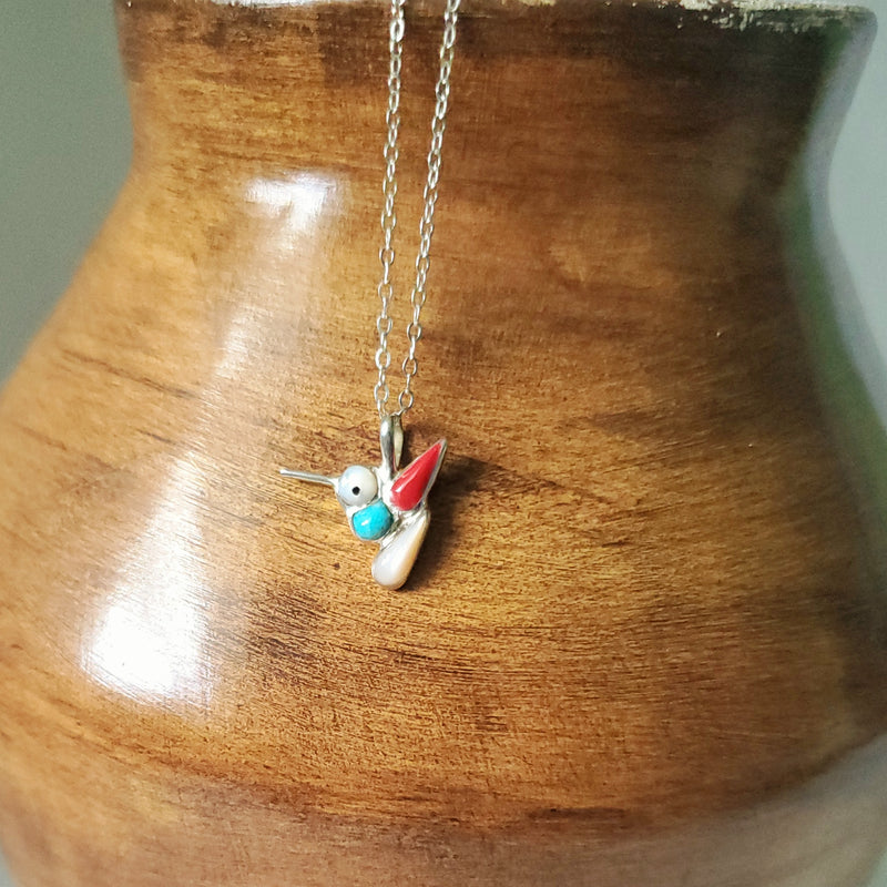 Hummingbird Necklace Pendant Necklace