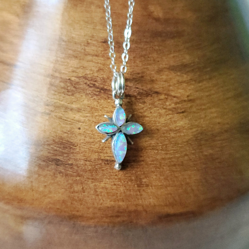 Pink Opal Cross