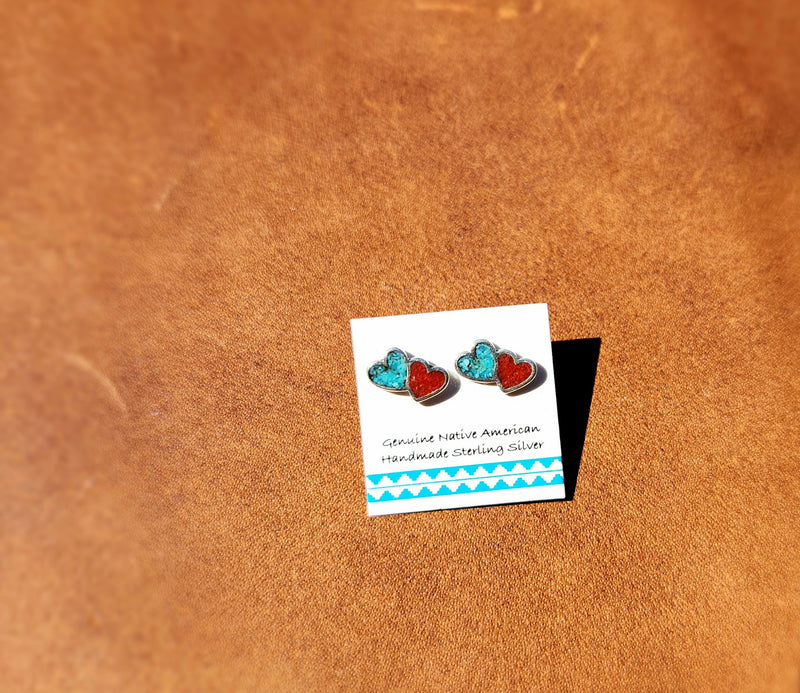 Two Heart Earrings