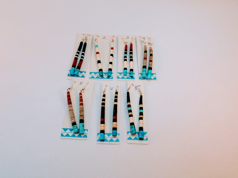 Heishi Multi-stone earring