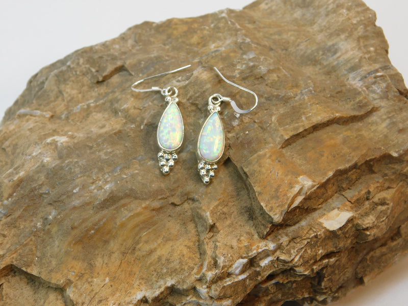 Opal Teardrop Earrings