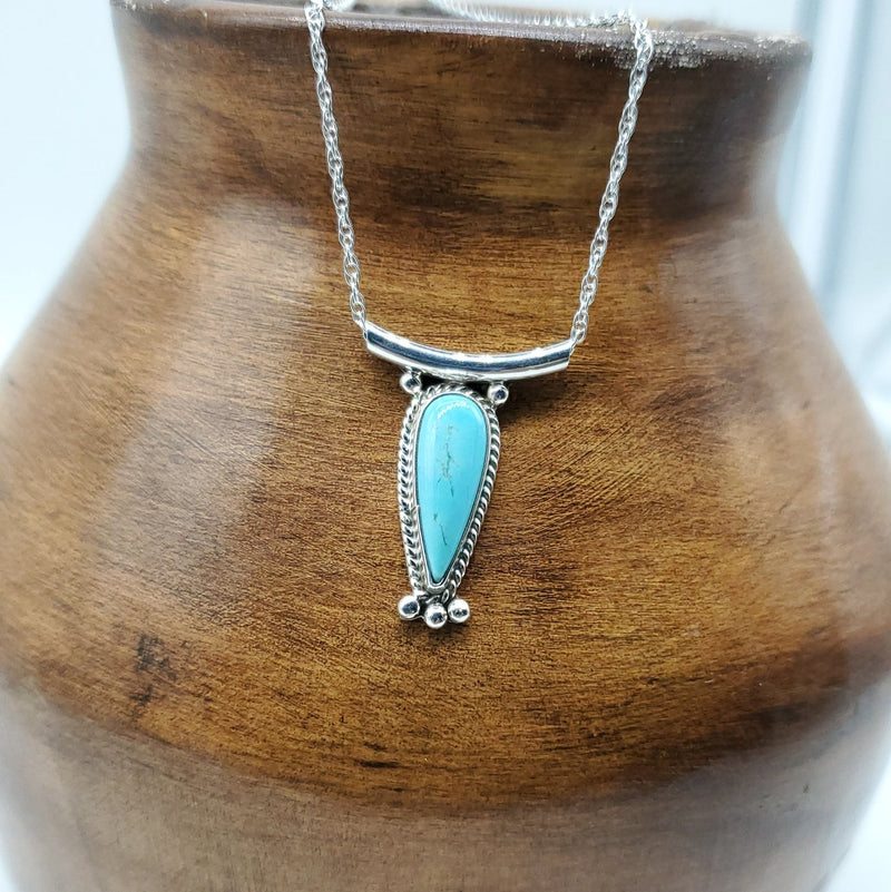 Kingman Turquoise Sliding Pendant