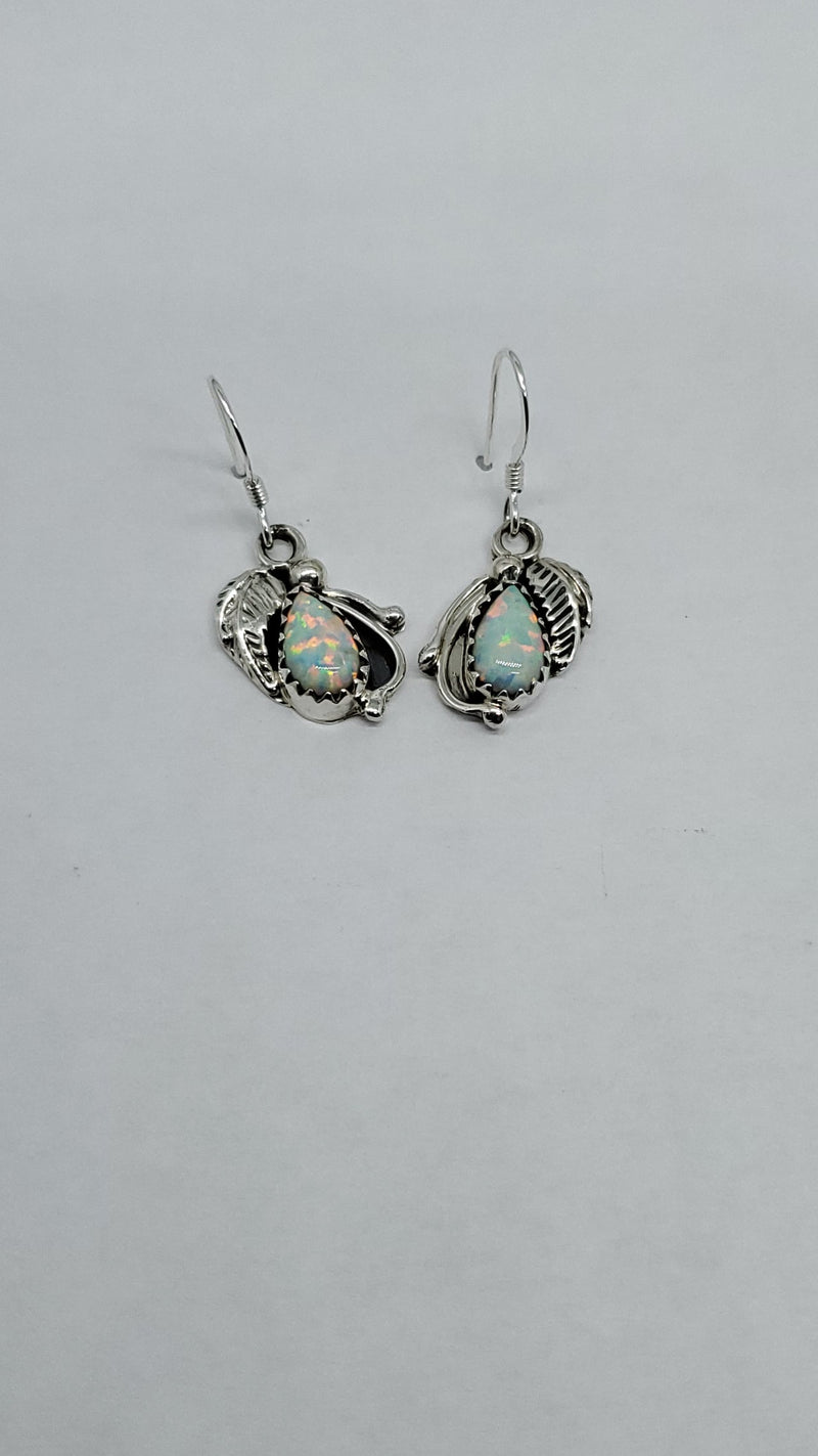 Opal with Leaf accent