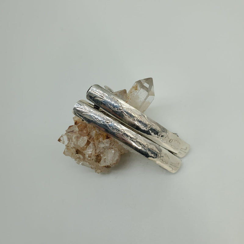 Silver Barrette