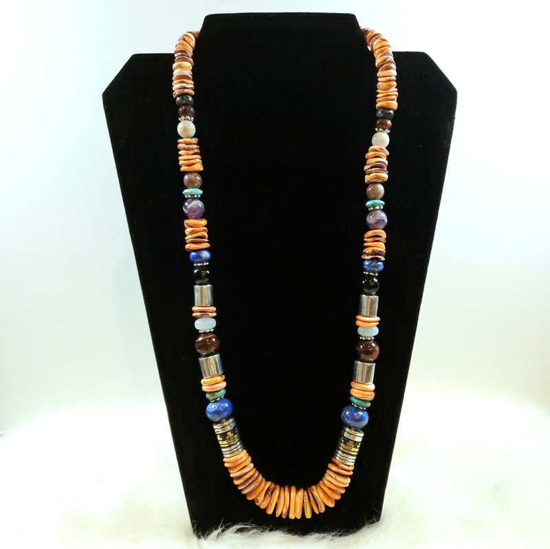 Tommy Singer Spiny Oyster Necklace