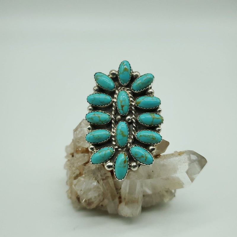Turquoise Cluster Ring