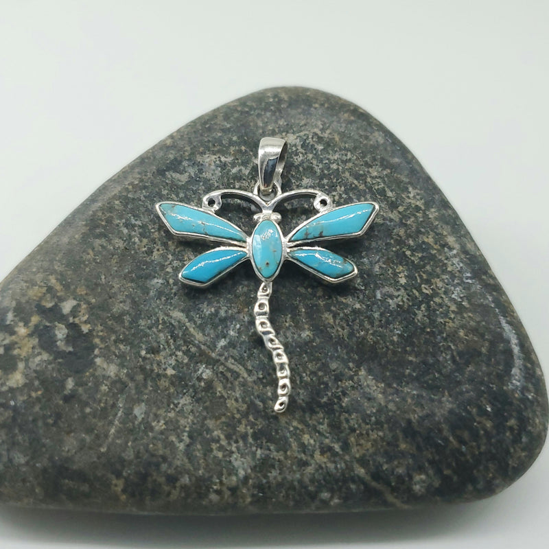 Turquoise Dragonfly Pendant