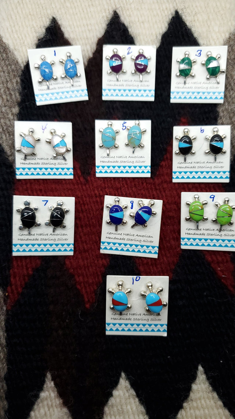 Turtle Post Earrings