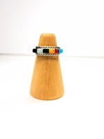 Six Stone Inlay Ring