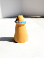 Eight Stone Opal Silver Inlay Ring